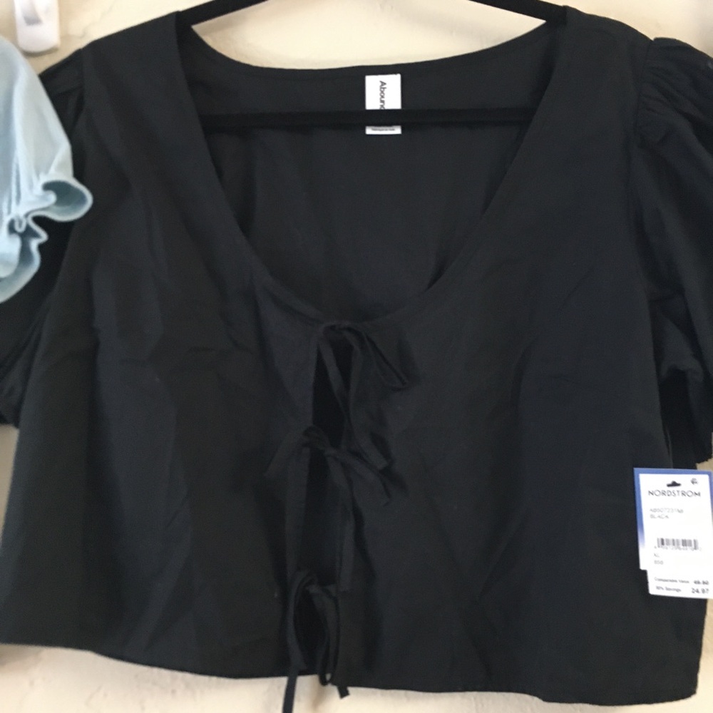 Urban Outfitters Abound Good Luck Gem Crop Top Bundle (3) Size XL/L Pink Black - Picture 5 of 10